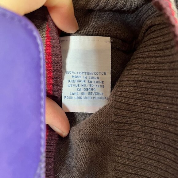 Ricki's Gray and Red Sweater Vest - Picture 3 of 5